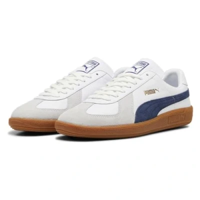 Image of Puma ARMY Trainer Unisex Trainers, Size: 11, White club navy Leather