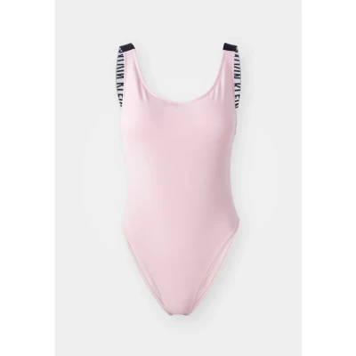 Image of Calvin Klein Swimwear Intense Power Scoop BACK ONE Piece Swimsuit, Women&#039;s, Size: XS, Dream pink