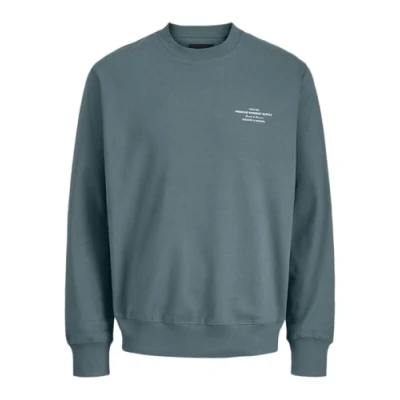Image of Jack &amp; Jones Premium Gedruckt Sweatshirt, Men&#039;s, Size: XS, Goblin blue