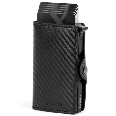 Image of Moneyhold PER DA Visita Wallet, Size: One Size, nero carbon