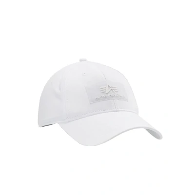 Image of Alpha Industries Unisex Cap, Size: One Size, White