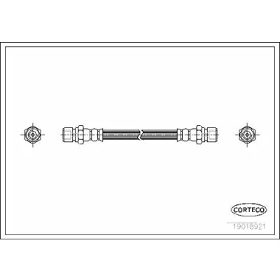 Image of Brake Hose CORTECO 19018921