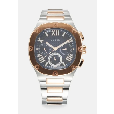 Image of Guess Headline Chronograph watch, Men&#039;s, Size: One Size, Blue gradient