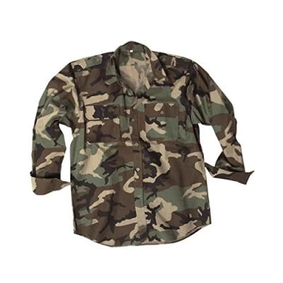 Image of Mil Tec Men&#039;s Ripstop Woodland Blouse