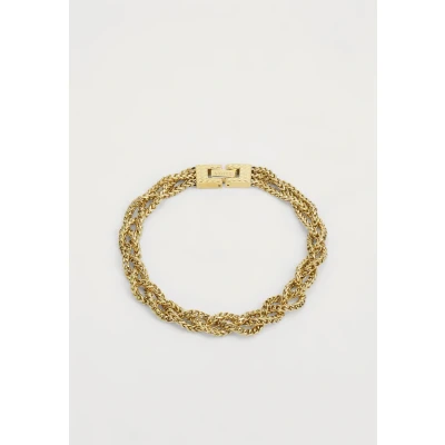 Image of Guess Sailor KNOT Unisex Bracelet Yellow goldcoloured, Size: Small, gold coloured