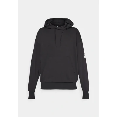 Image of adidas Sportswear Essentials LOSE FIT Three BAR Hoodie, Men&#039;s, Size: XS, Black/white
