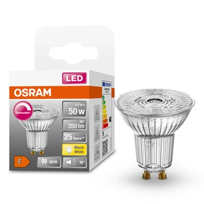 Image of Osram Led lamp star par16 (50) 36 4,5w / 927 gu10 4058075797888