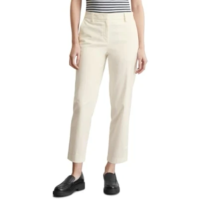 Image of Marc O&#039;Polo Modern Style Tapered LEG HIGH RISE WELT Pocket Chinos, Women&#039;s, Size: 36, Chalky sand