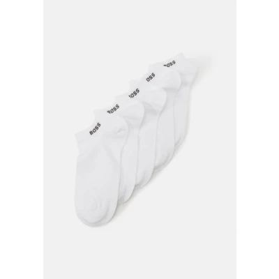 Image of BOSS 5 PACK Socks, Women&#039;s, Size: 3 4.5, White