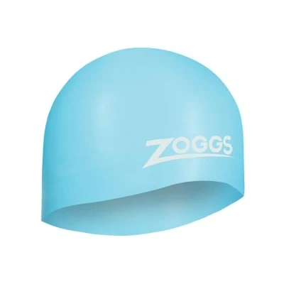 Image of ZOGGS Unisex () SILICONE CAP EASY FIT Light BLUE 301624, Blue, One Size UK