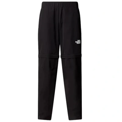 Image of The North Face Exploration Convertible PANT Unisex Outdoor trousers for kids, Size: 7/8y, Black