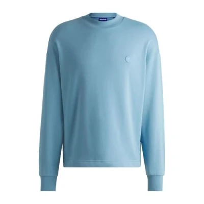 Image of HUGO Ninnyo Sweatshirt, Men&#039;s, Size: Large, Light pastel blue