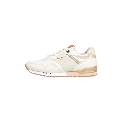 Image of Pepe Jeans London Snake Trainers, Women&#039;s, Size: 3, Sand beige Synthetics