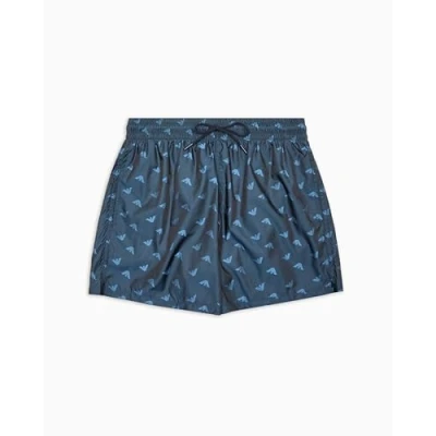 Image of Emporio Armani Beachwear Swimming shorts, Men&#039;s, Size: XXL, Blu/captain