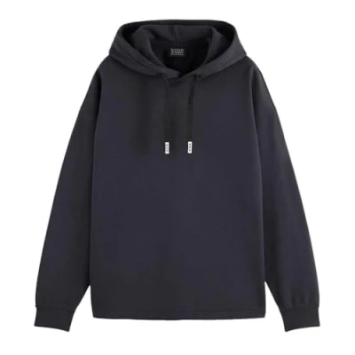 Image of Scotch &amp; Soda CORE 3 Crosses Hoodie Sweatshirt, Men&#039;s, Size: XL, Black