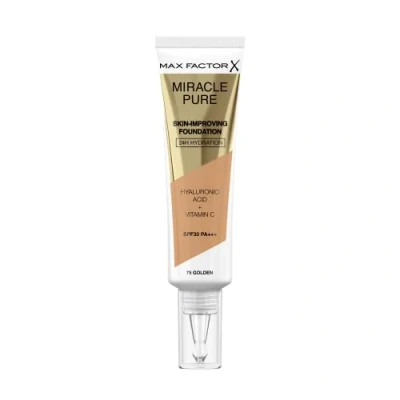 Image of Max Factor Miracle Pure Skin Improving Foundation 30ml (Various Shades) Golden