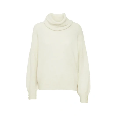 Image of ICHI Ihkamara Jumper, Women&#039;s, Size: XL, Cloud dancer