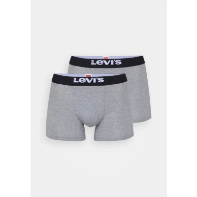Image of Levi&#039;s MEN Solid Basic Brief 2 PACK Trunks, Men&#039;s, Size: Large, Grey