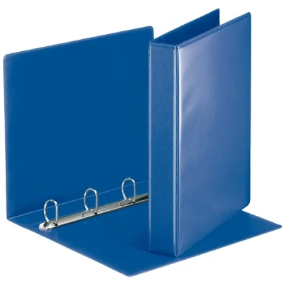 Image of Esselte Essentials Presentation Binder, PVC, 3 cm Ring Diameter, 49715 A4, Blue