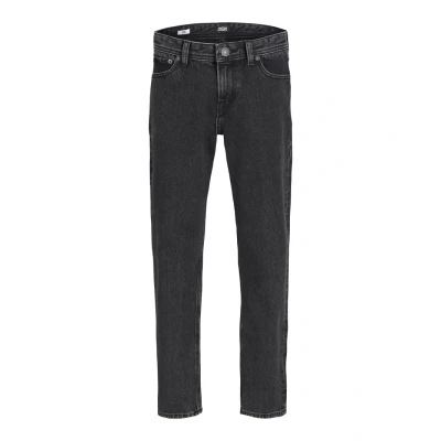 Image of Jack &amp; Jones Junior Jjichris Jjoriginal Relaxed fit jeans for kids, Size: 15y, Black denim