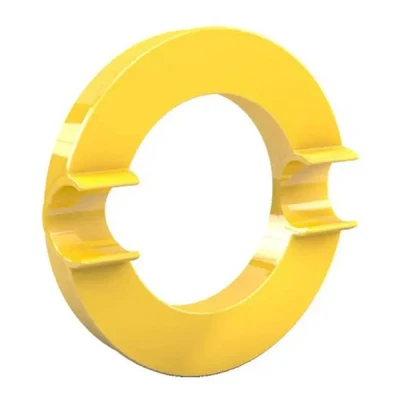 Image of Dahle Mega Magnet Circle XL 80 mm with Holder for Storing Items Yellow