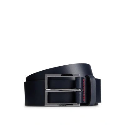 Image of HUGO Men&#039;s Belt, Dark Blue401, 120