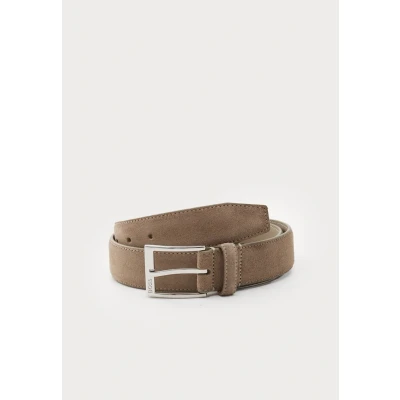 Image of BOSS Ellloy Belt, Men&#039;s, Size: 30, Beige