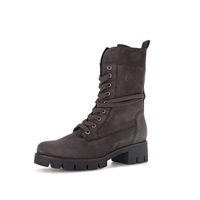 Image of Gabor Women&#039;s Ankle Boots, Lady Military Removable Insole, Grey Pepper 18, 40 EU
