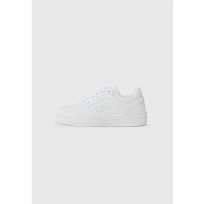 Image of EA7 Emporio Armani Slasher Unisex Trainers, Size: 7, Full white/antartica High quality imitation leather