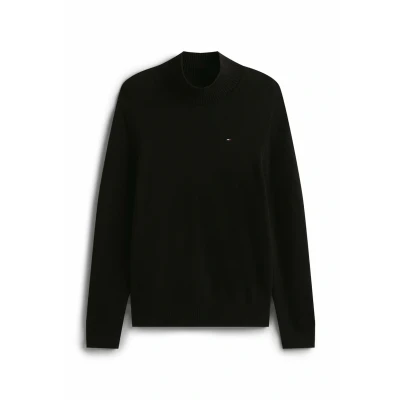 Image of Tommy Jeans ROLL NECK Jumper, Men&#039;s, Size: 46, Black