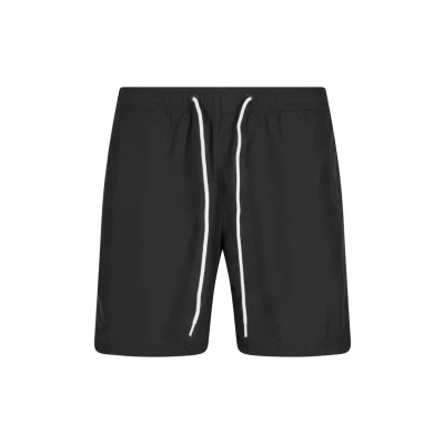 Image of Urban Classics Men&#039;s Basic Running Shorts, Black, S
