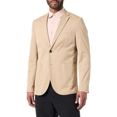 Image of Jack &amp; Jones Premium Einreihiger Jpraustin Blazer jacket, Men&#039;s, Size: 36R, Travertine