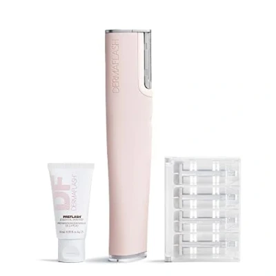 Image of DERMAFLASH Luxe+ Advanced Sonic Dermaplaning and Peach Fuzz Removal (Various Colours) Blush