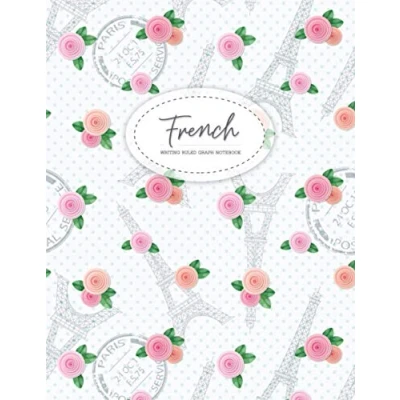 Image of French Writing Ruled Graph Notebook: Seyes Grid Paper for Ruling Calligraphy Handwriting (Paper System Kids &amp; Adults)