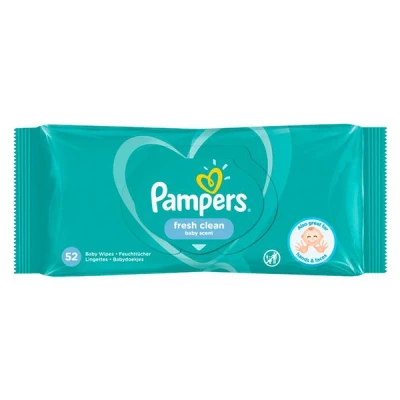 Image of Pampers Fresh Clean Baby Wipes (52 Wipes)