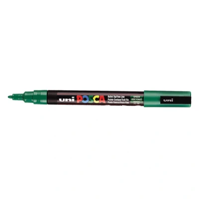 Image of Uni Ball Posca Fine Bullet Tip Marker Green