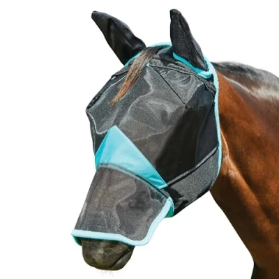Image of Weatherbeeta ComFiTec Deluxe Fine Mask with ears and nose