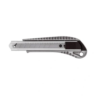 Image of Westcott E 84028 00 Cutter Aluminium Alloy, Ergonomic Handle, Blade Width 18 mm, Grey/Black