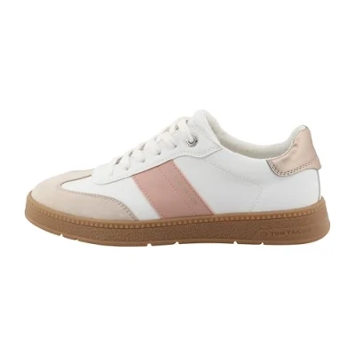 Image of TOM TAILOR Women&#039;s 9590150003 Sneaker, White Nude, 4 UK