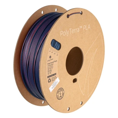Image of Polymaker Polyterra PLA Dual Color 1.75mm 1kg Mixed Berries (Red Dark Blue)