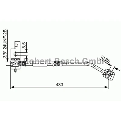 Image of Brake Hose BOSCH 1 987 476 149