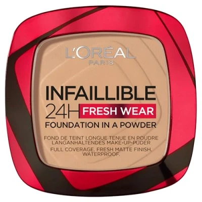 Image of L&#039;Oréal Paris Infallible 24 Hour Fresh Wear Foundation Powder 9g (Various Shades) 140 Golden Beige