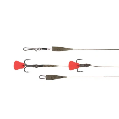 Image of Fox Rage Predator Kwik Change Paternoster Trace Rig Size 4 (30cm) Hook rigs