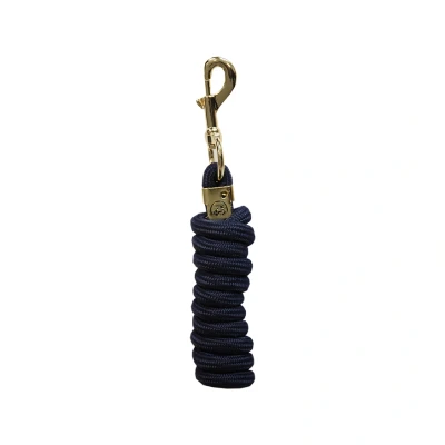 Image of Kentucky Horsewear Basic Lead Rope Navy Horse Riding Equestrian