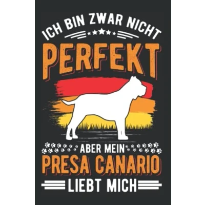 Image of Presa Canario Notizbuch: Hund Dogo / 6X9 Zoll 120 Karierte Seiten