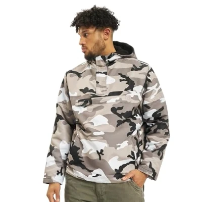 Image of Brandit Windbreaker, Men&#039;s, Size: Small, Snowcamo