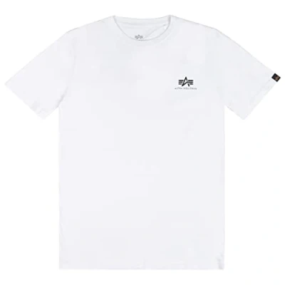Image of Alpha Industries Basic Small LOGO KIDS Teens Tshirt for kids, Size: 8y, White
