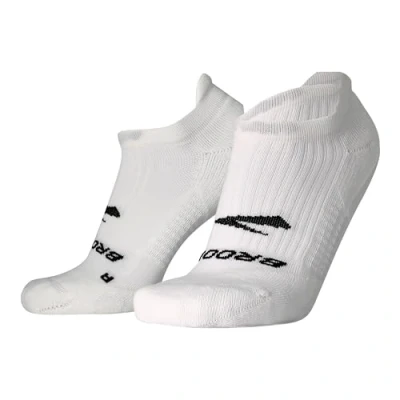 Image of Brooks Ghost NO SHOW Sports socks, Size: 4 9, White