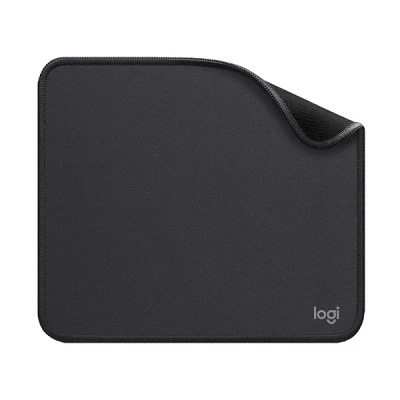 Image of Logitech Mouse Pad Studio Series, Computer Mat with Anti slip Rubber Base, Easy Gliding, Spill Resistant Surface, Durable Materials, Portable, in a Fresh Modern Design Grey