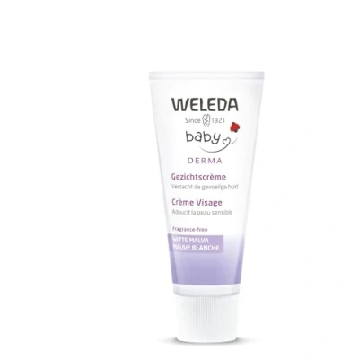 Image of Weleda Baby Derma White Mallow Face Cream 50ml